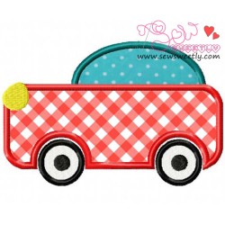 Cartoon Car Applique Design Pattern-1