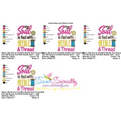 My Soul Is Fed With Needle And Thread Embroidery Design Pattern-2