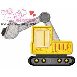Construction Truck-9 Applique Design Pattern-1