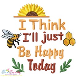 Honey Bee Lettering Embroidery Design Bundle-6