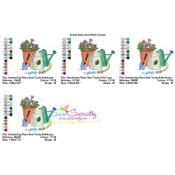 Gardening Plant And Tools-9 Embroidery Design Pattern-2