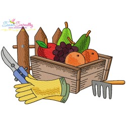 Gardening Plant And Tools Embroidery Design Bundle-10