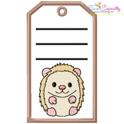 Animals Name Tags Embroidery Design Bundle With Free Font-8