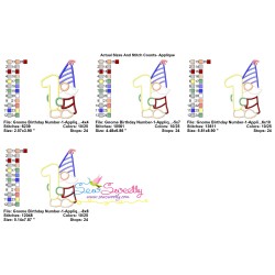 Gnome Birthday Number-1 Applique Design Pattern-2