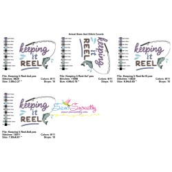 Keeping It Reel Fishing Embroidery Design Pattern-2
