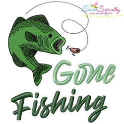 Fishing Lettering Embroidery Design Bundle-3