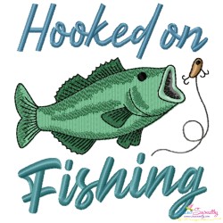 Fishing Lettering Embroidery Design Bundle-5