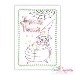 Halloween Cardstocks Embroidery Design Bundle-4