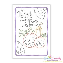 Halloween Cardstocks Embroidery Design Bundle-5