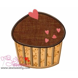 Lovely Cupcake-2 Applique Design Pattern-1