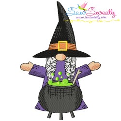 Halloween Gnomes Embroidery Design Bundle Filled Version-7