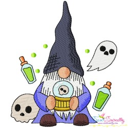 Halloween Gnomes Embroidery Design Bundle Filled Version-10