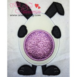 Bunny Monogram Applique Design Pattern-1