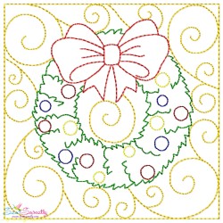 Christmas Quilt Blocks Embroidery Design Bundle-2
