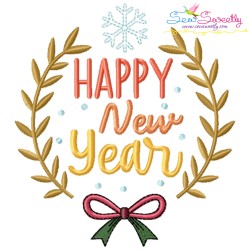 Happy New Year Frames Embroidery Design Bundle-11