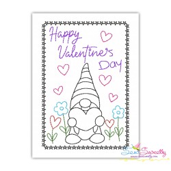 Valentine's Day Cardstock Embroidery Design Bundle-2