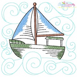 Nautical Quilt Blocks Embroidery Design Bundle-10