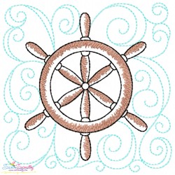 Nautical Quilt Blocks Embroidery Design Bundle-7