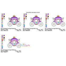 Embroidery Design Pattern - Fairytale Carriage-9-2
