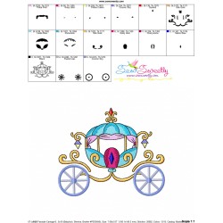 Embroidery Design Pattern - Fairytale Carriage-8-3