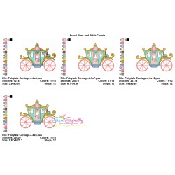 Embroidery Design Pattern - Fairytale Carriage-4-2