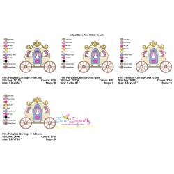 Embroidery Design Pattern - Fairytale Carriage-3-2