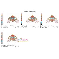 Embroidery Design Pattern - Fairytale Carriage-2-2