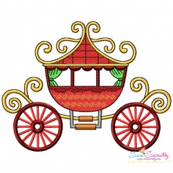 Embroidery Design Pattern - Fairytale Carriages Bundle-7