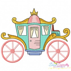 Embroidery Design Pattern - Fairytale Carriages Bundle-8