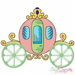 Embroidery Design Pattern - Fairytale Carriages Bundle-11