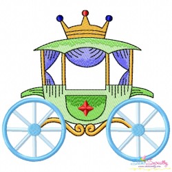 Embroidery Design Pattern - Fairytale Carriages Bundle-10