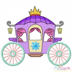 Embroidery Design Pattern - Fairytale Carriages Bundle-3