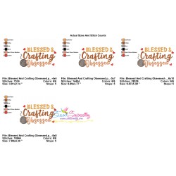 Embroidery Design Pattern - Blessed And Crafting Obsessed-2