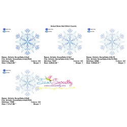 Artistic Snowflake-4 Embroidery Design Pattern-2