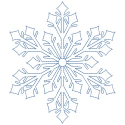 Artistic Snowflakes Embroidery Design Bundle-10