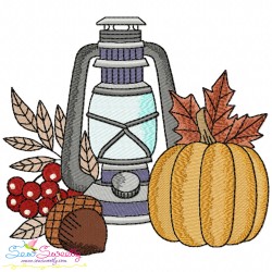 Fall Pumpkins Embroidery Design Bundle-2