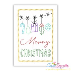 Christmas Cardstock Embroidery Design Bundle-10