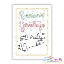 Christmas Cardstock Embroidery Design Bundle-8