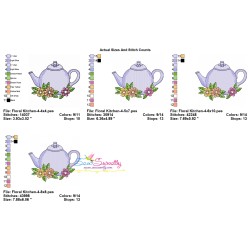 Embroidery Design Pattern- Floral Kitchen-4-2