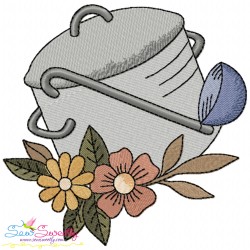 Embroidery Design Bundle- Floral Kitchen Patterns-11