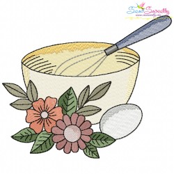 Embroidery Design Bundle- Floral Kitchen Patterns-6