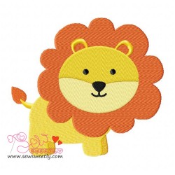 Lion Embroidery  Design-1