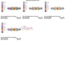 Machine Embroidery Design - Honey Bee Border - 10-2