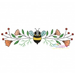 Machine Embroidery Design Bundle - Honey Bee Borders-11