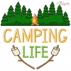 Camping Embroidery Design Bundle-7