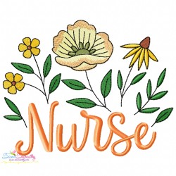 Nursing Machine Embroidery Design Bundle-5