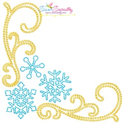 Christmas Corners Embroidery Design Bundle-10