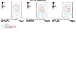 Cardstock Embroidery Design - Get Well Soon Greeting Card-10-2