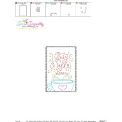 Cardstock Embroidery Design - Get Well Soon Greeting Card-10-3