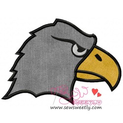 Eagle Face Applique Design Pattern-2